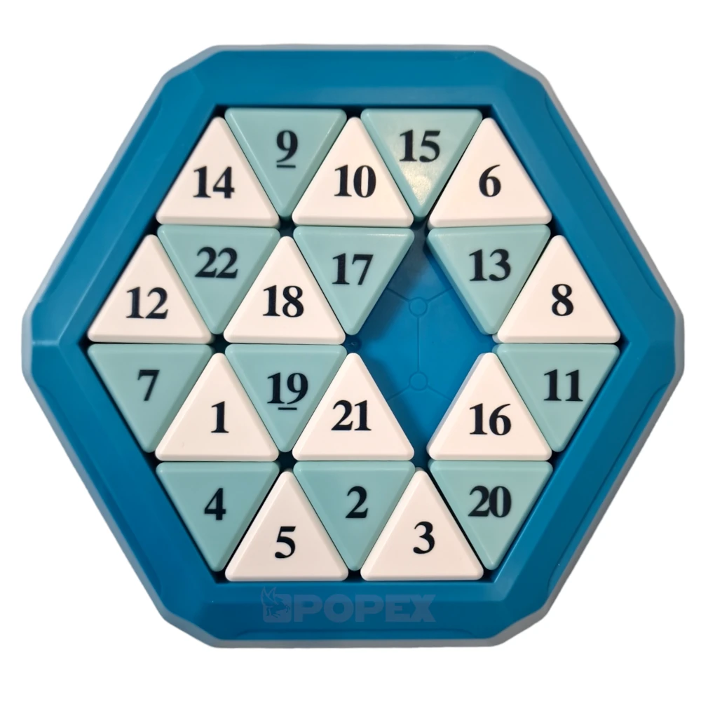Przesuwanka Liczbowa Number Slider Hexagon 2