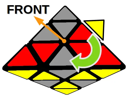 Jak ułożyć kostkę rubika Piramida Etap 3 S2
