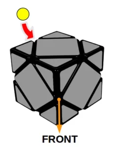 Kostka Rubika Skewb etap 3 S1