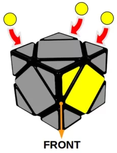 Kostka Rubika Skewb etap 3 S2